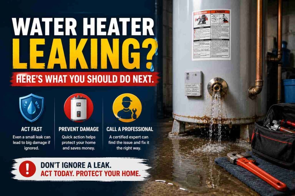 Water Heater Leaking? Here’s What You Should Do Next