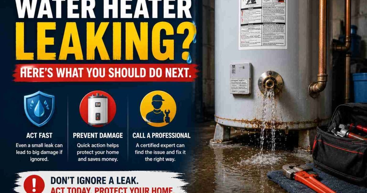 Water Heater Leaking? Here’s What You Should Do Next