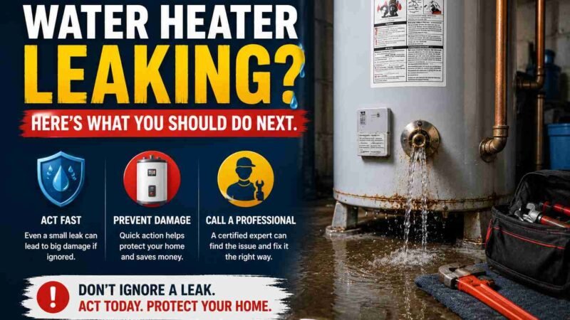 Water Heater Leaking? Here’s What You Should Do Next