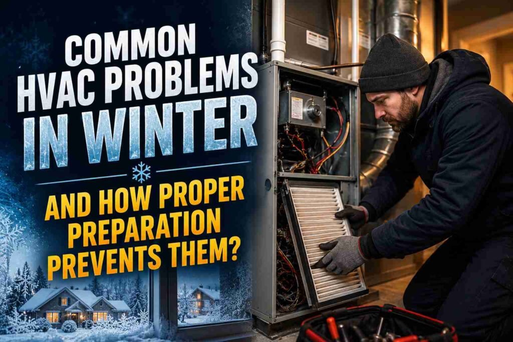 Common HVAC Problems in Winter and How Proper Preparation Prevents Them?