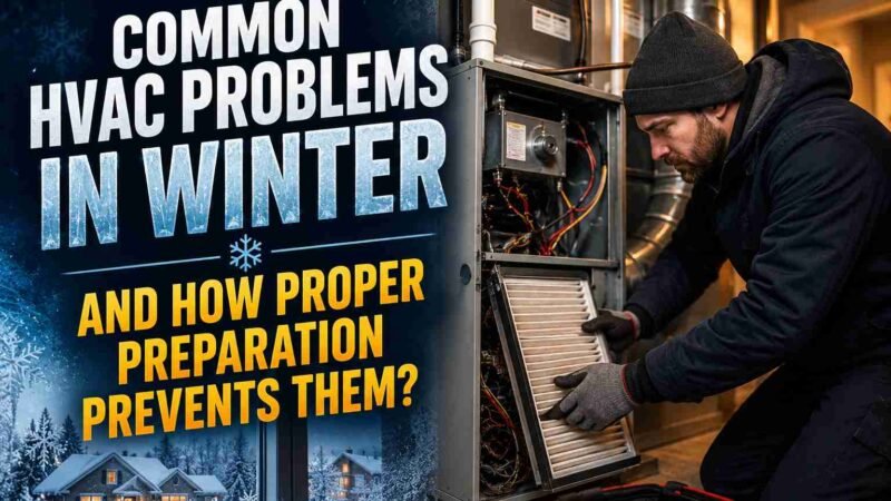 Common HVAC Problems in Winter and How Proper Preparation Prevents Them?