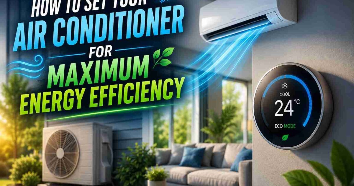 How to Set Your Air Conditioner for Maximum Energy Efficiency