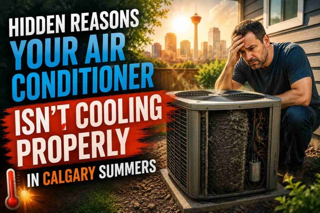 Hidden Reasons Your Air Conditioner Isn’t Cooling Properly in Calgary Summers