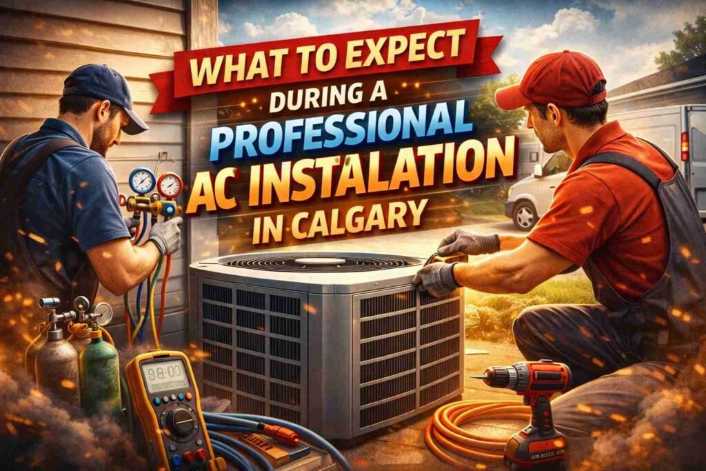 What to Expect During a Professional AC Installation in Calgary