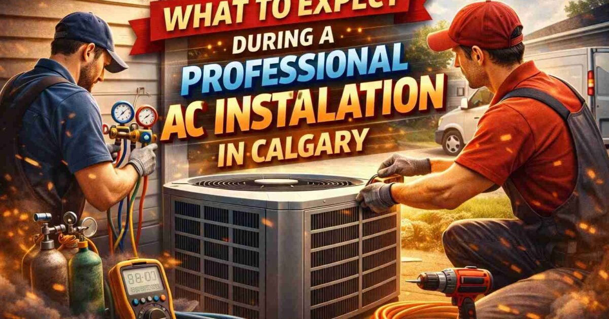 What to Expect During a Professional AC Installation in Calgary