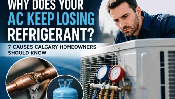 Why Does Your AC Keep Losing Refrigerant? 7 Causes Calgary Homeowners Should Know