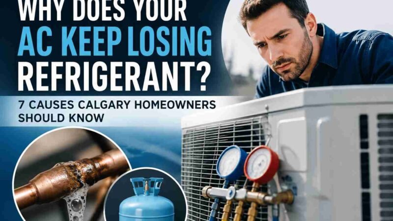 Why Does Your AC Keep Losing Refrigerant? 7 Causes Calgary Homeowners Should Know